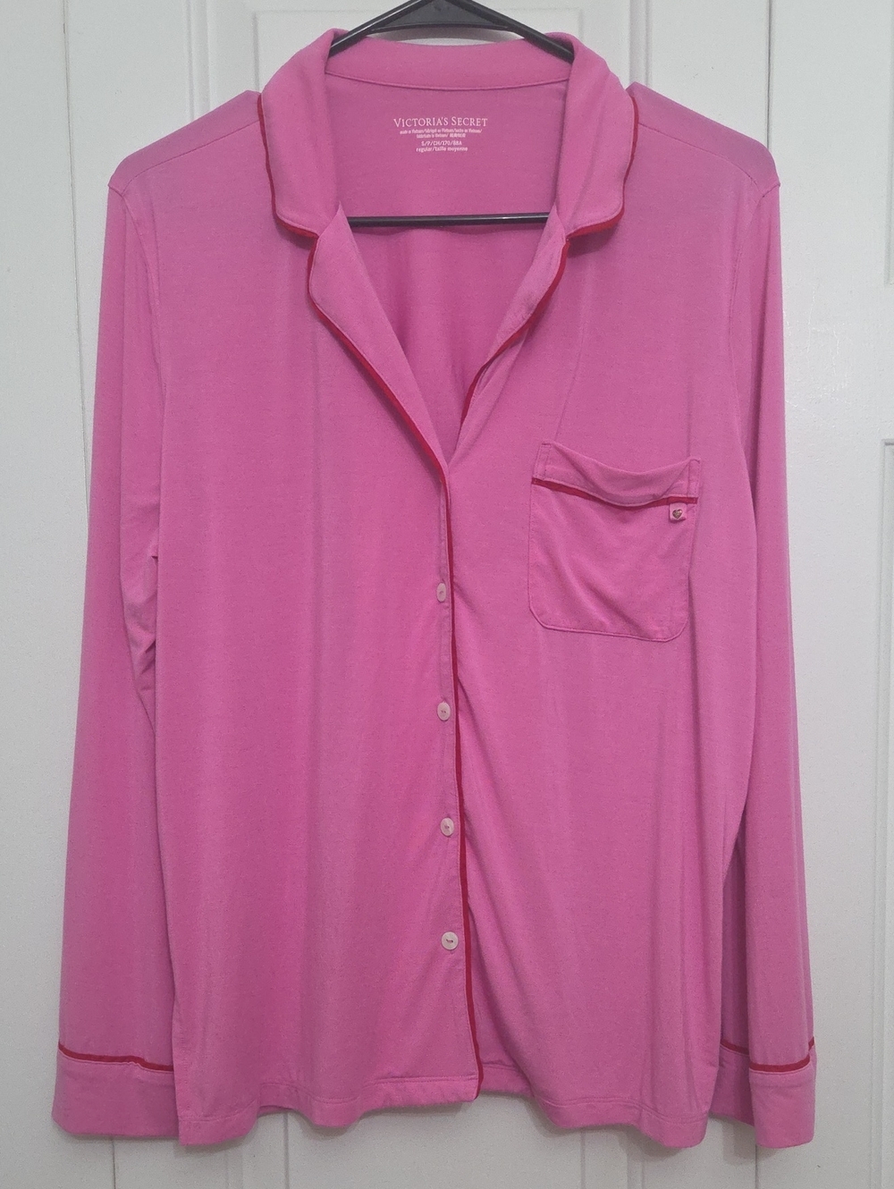 Victoria's Secret Modal Soft Long Sleeve Pajama Sleep Shirt/ Small